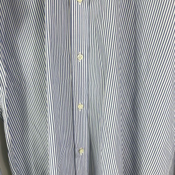 Vtg RALPH LAUREN Black Label Mens 16 1/2 Long Sleeve Button French Cuff Italy - Picture 5 of 15